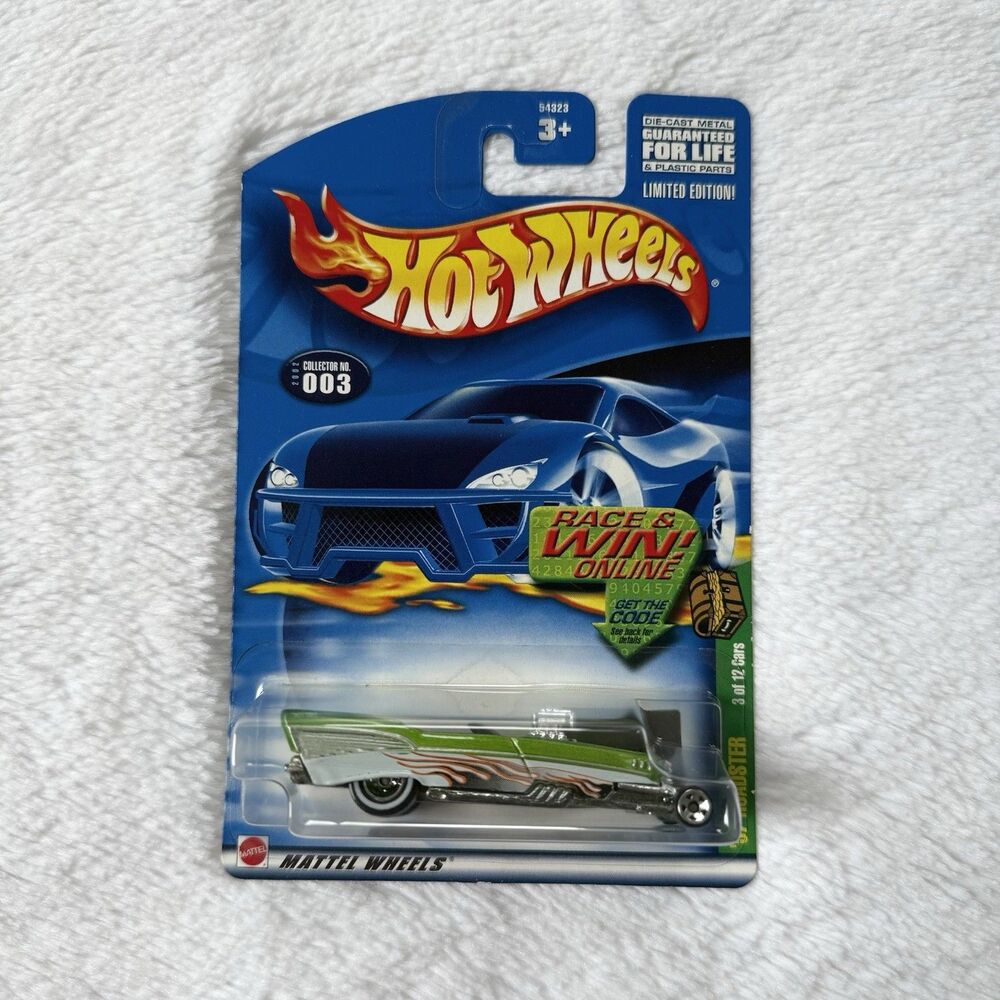 Hot Wheels 2002 Treasure Hunt Series '57 Roadster #3/12 Green Car